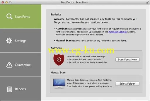 Extensis FontDoctor 10.7 MacOSX的图片1