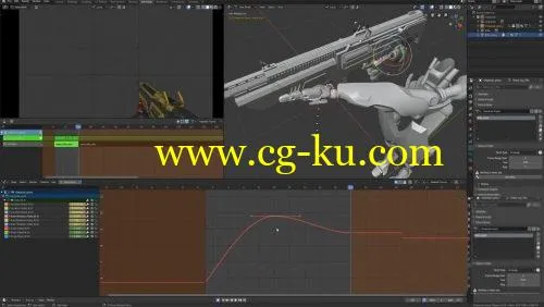 CGCookie – Animating First Person Character Weapons in Blender的图片1