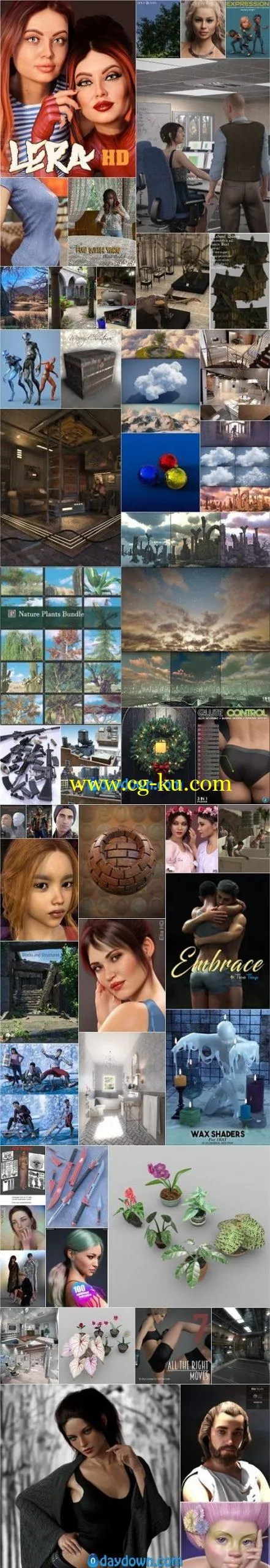 Daz 3D, Poser Bundle 3 December 2019的图片1