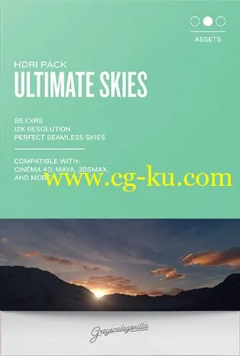 Greyscalegorilla HDRI Pack: Ultimate Skies 4k EXR的图片1