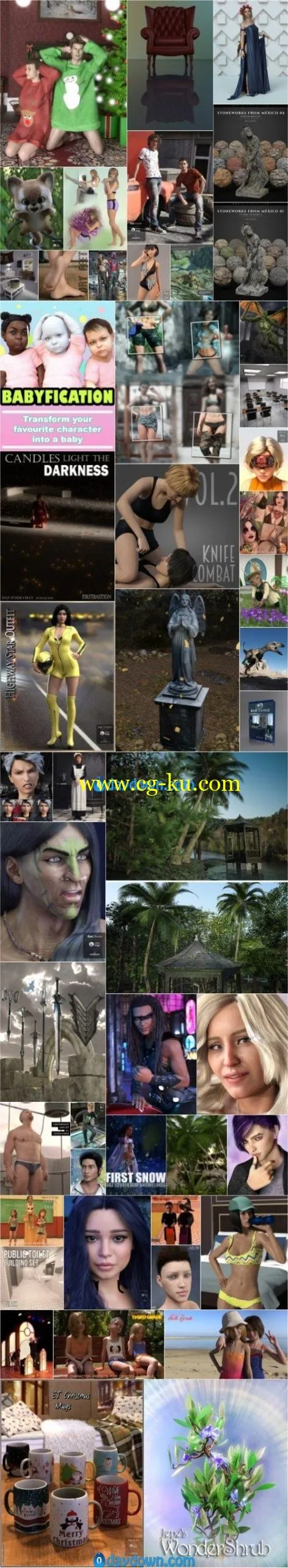 Daz 3D, Poser Bundle 4 December 2019的图片1