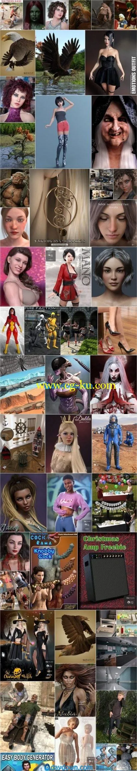 Daz 3D, Poser Bundle 2 December 2019的图片1