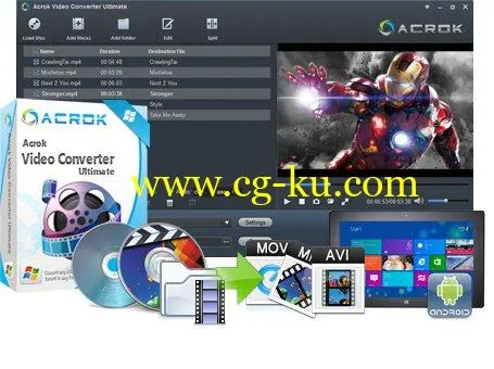 Acrok Video Converter Ultimate 6.8.104.1486的图片1