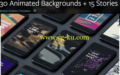 Motion Array-30 Animated Backgrounds + 15 Stories的图片1