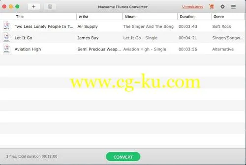 Macsome iTunes Converter 2.5.0 MacOSX的图片1