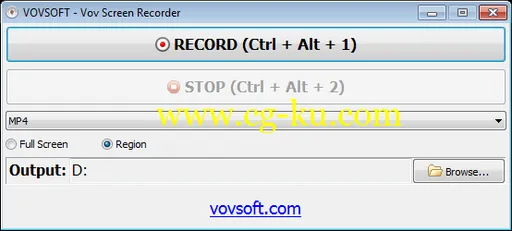 VovSoft Vov Screen Recorder 2.3的图片1