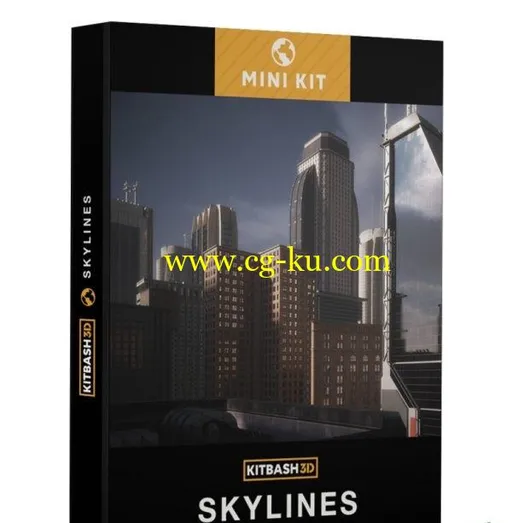 Kitbash3D – Mini Kit Skylines的图片1