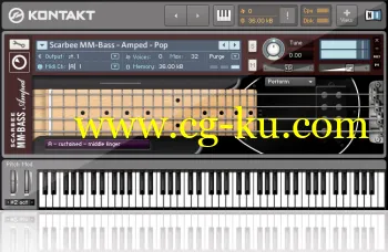 Native Instruments Scarbee MM-Bass Amped v1.1.0 KONTAKT的图片2