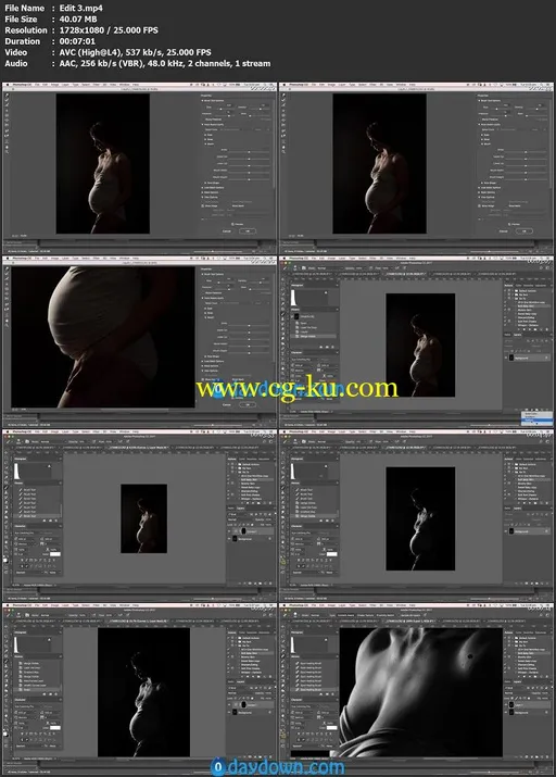 Fine Art Maternity Session的图片2