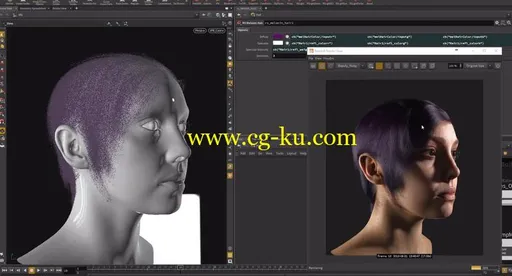 Patreon – Redshift Hair Shading, Custom Melanin Shader, Color Randomization in Houdini + MOPs的图片1