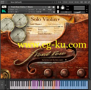 Kirk Hunter Front Row Violins KONTAKT MERRY XMAS-SYNTHiC4TE的图片1