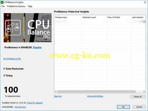 Bitsum CPUBalance Pro 1.0.0.86 x86/x64 Multilingual的图片1