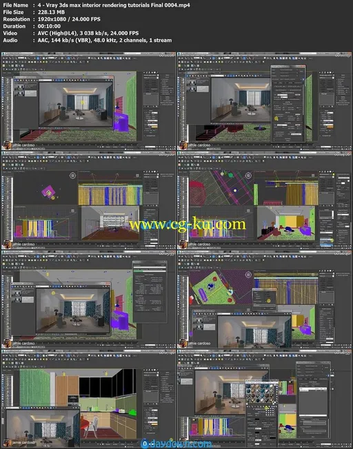 VRay 3ds max Interior Rendering Tutorials的图片2