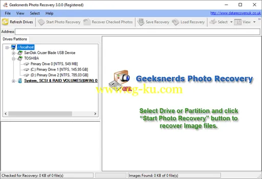 GeekSnerds Photo Recovery 3.0.0的图片1