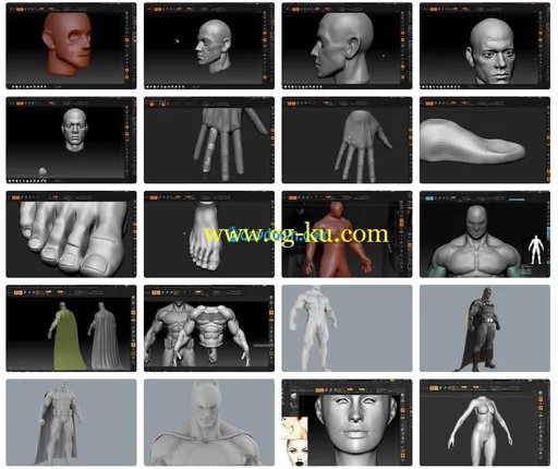 Professional 3D Character Art in Zbrush: Basic to Intermediate 16 Vols – 3D Art School的图片2