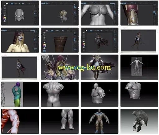 Professional 3D Character Art in Zbrush: Basic to Intermediate 16 Vols – 3D Art School的图片3