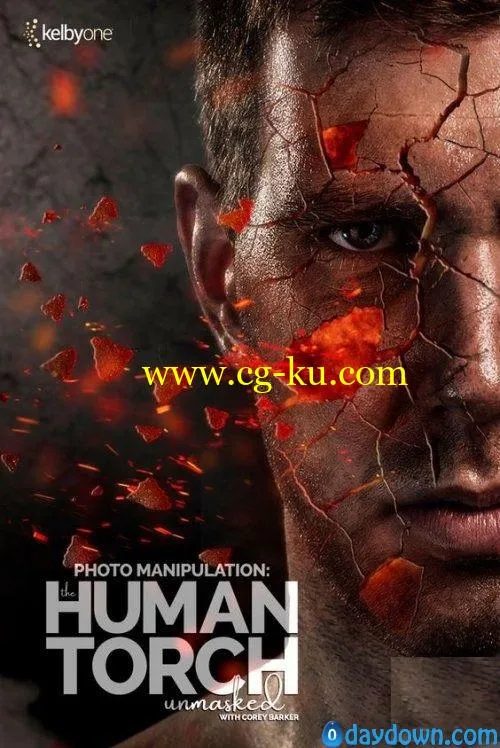 KelbyOne – Photo Manipulation: The Human Torch-Unmasked的图片1