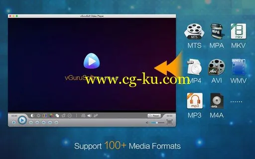 Video Player vGuru 1.6.0 macOS的图片1