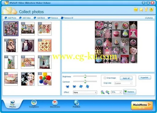 iPixSoft Video Slideshow Maker Deluxe 4.6.0的图片1