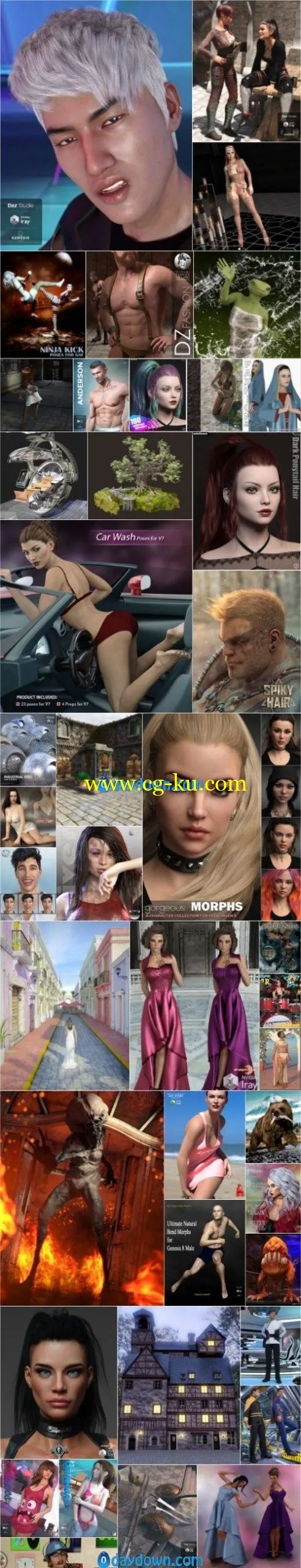 Daz 3D, Poser Bundle 4 January 2020的图片1