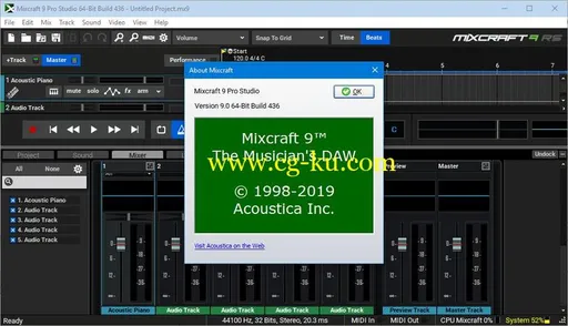 Acoustica Mixcraft Pro Studio 9.0 Build 447 Multilingual的图片1