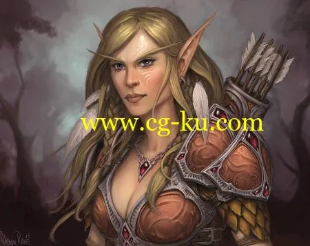 Gumroad – Female Elf Part 2 -Glenn Rane Painting的图片1