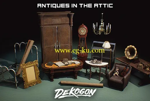 Cubebrush – Antiques in the Attic VOL.2 [UE4+Raw]的图片1