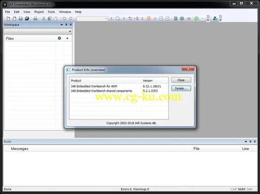 IAR Embedded Workbench for ARM 8.32.1的图片2