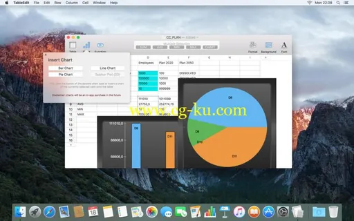 TableEdit Pro 1.4.2 MacOSX的图片1