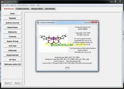 The Cambridge Structural Database (CSD) 2018.3 Win/Mac/Linux的图片7