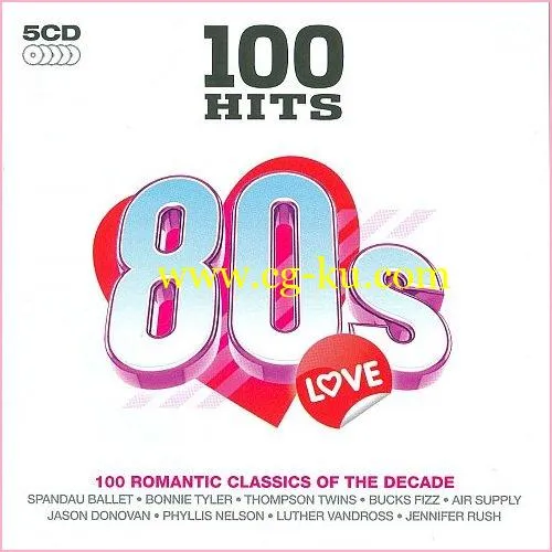 VA – 100 Hits 80s Love (5CD, Box Set) (2007) FLAC的图片1