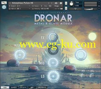 Gothic Instruments DRONAR Metal and Glass KONTAKT的图片1