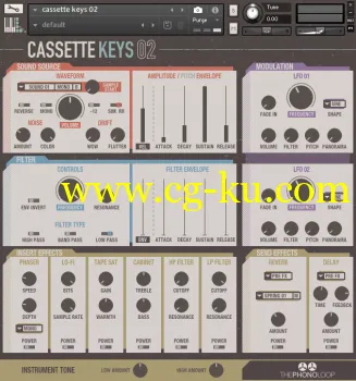 THEPHONOLOOP Cassette Keys.02 v1.0 KONTAKT的图片1