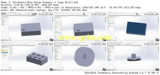 SOLIDWORKS and Plastic Injection Mold Design (basic)的图片1