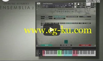 Cinematique Instruments Ensemblia 2 Percussive KONTAKT的图片1