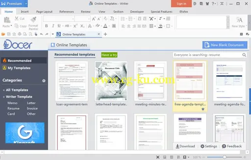 WPS Office 2016 Premium 10.2.0.7587 Multilingual的图片1