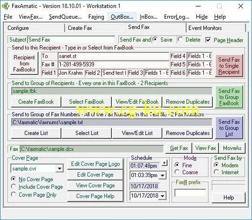 ElectraSoft FaxAmatic 18.12.01的图片1