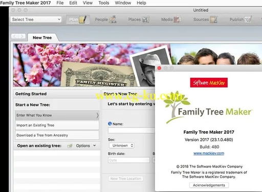 Family Tree Maker 2017 v23.2.0.540 MacOS的图片2