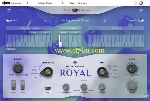 UJAM Virtual Bassist ROYAL Library v1.0.0-R2R的图片1