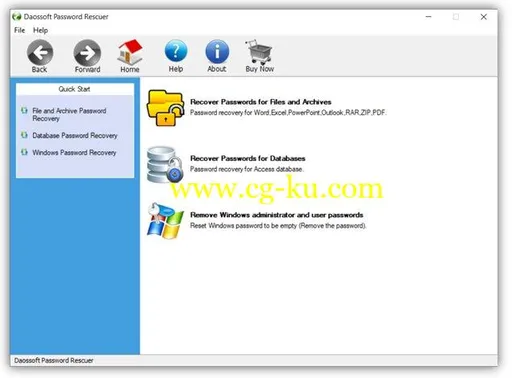 Daossoft Password Rescuer Personal Edition 4.0.0.1的图片1