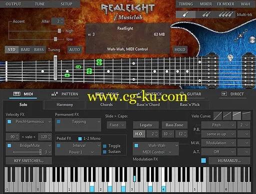 MusicLab RealEight v4.0.1.7381 MacOSX的图片1