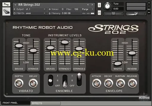 Rhythmic Robot Audio Strings 202 KONTAKT的图片1