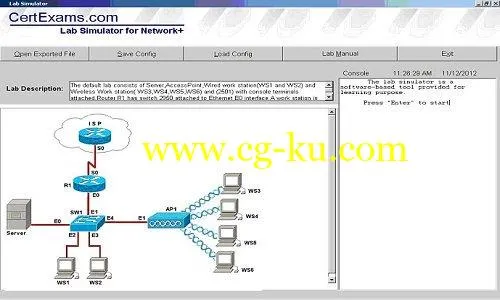 CertExams Network Simulator With Designer For CCNA 4.7.0的图片1