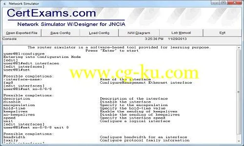 CertExams Juniper Simulator With Designer For JNCIA v3.8.0的图片1