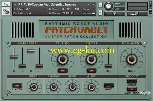 Rhythmic Robot Audio PatchVault Poly6 Custom Set 1 KONTAKT的图片1