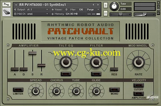 Rhythmic Robot Audio PatchVault ESQ1 KONTAKT的图片1