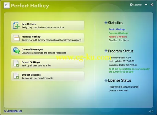 Perfect Hotkey 2.5 Multilingual的图片1