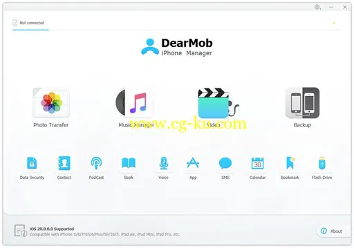 DearMob iPhone Manager 3.4 Multilingual的图片1