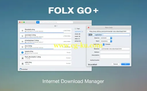 Folx GO+ 5.7 MacOSX的图片1