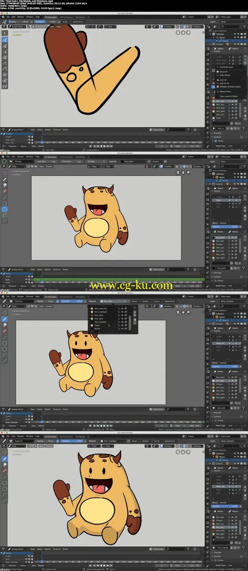 Create Rigged Grease Pencil Animations的图片2